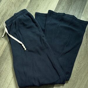 Navy waffle brandy pants